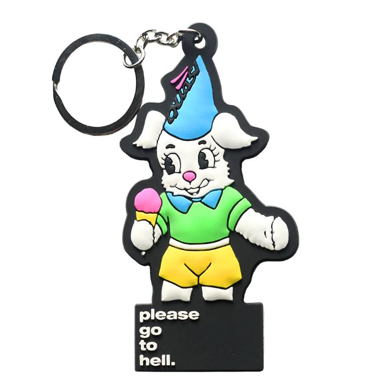 Quasi Keychain Please Go to Hell