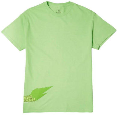 Girl Tee Yeah Right Shadow Lime Green