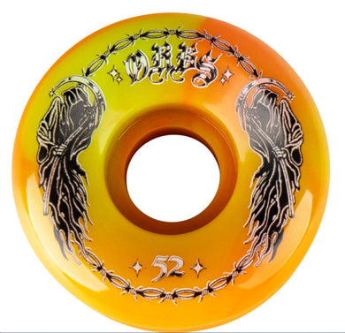 Orbs Wheels 52mm Specters Green/Orange Swirl