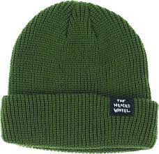 The Heated Wheel Beanie Stacked Army Green