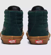 Load image into Gallery viewer, Vans Sk8 Hi Skate Green Gum