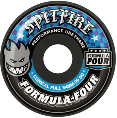 Spitfire Wheels 54mm Conical Full Dark Grey 99a Formula4