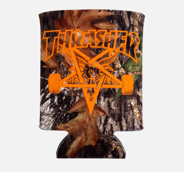 Thrasher Koozie Skategoat Tree Camo
