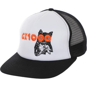 GX1000 Owl Trucker Hat Black and White