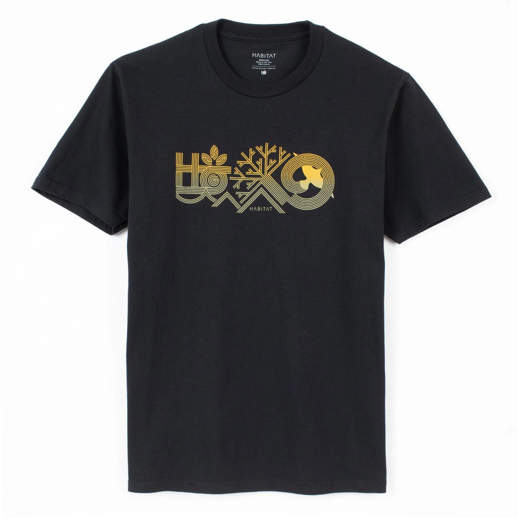 Habitat Tee Earthscape Black