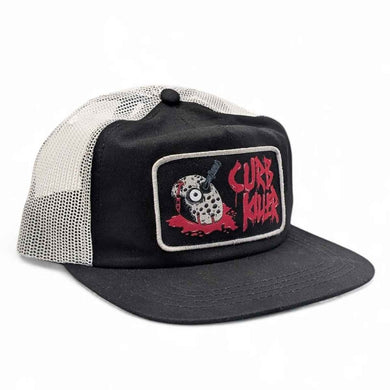 Heroin Hat Curb Killer Black White Snapback