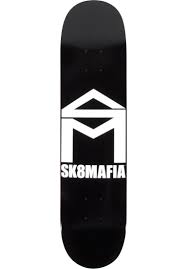 Sk8mafia Deck House Logo Black 8.0
