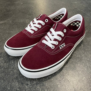 Vans Authentic Skate Burgundy White – Precision Skateshop