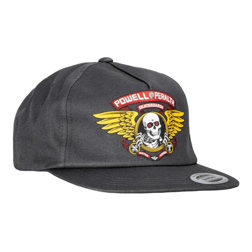 Powell Peralta Hat Winged Ripper Charcoal