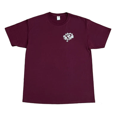Precision Tee Pile of P's Maroon