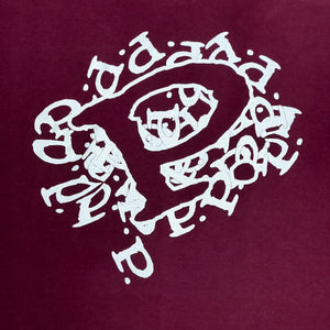 Precision Tee Pile of P's Maroon