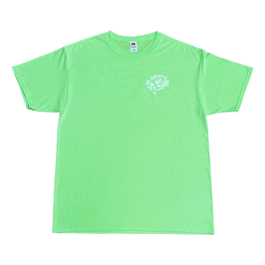 Precision Youth Tee Pile of P's Lime Green