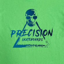Load image into Gallery viewer, Precision Tee Skull Triangle Lime Green