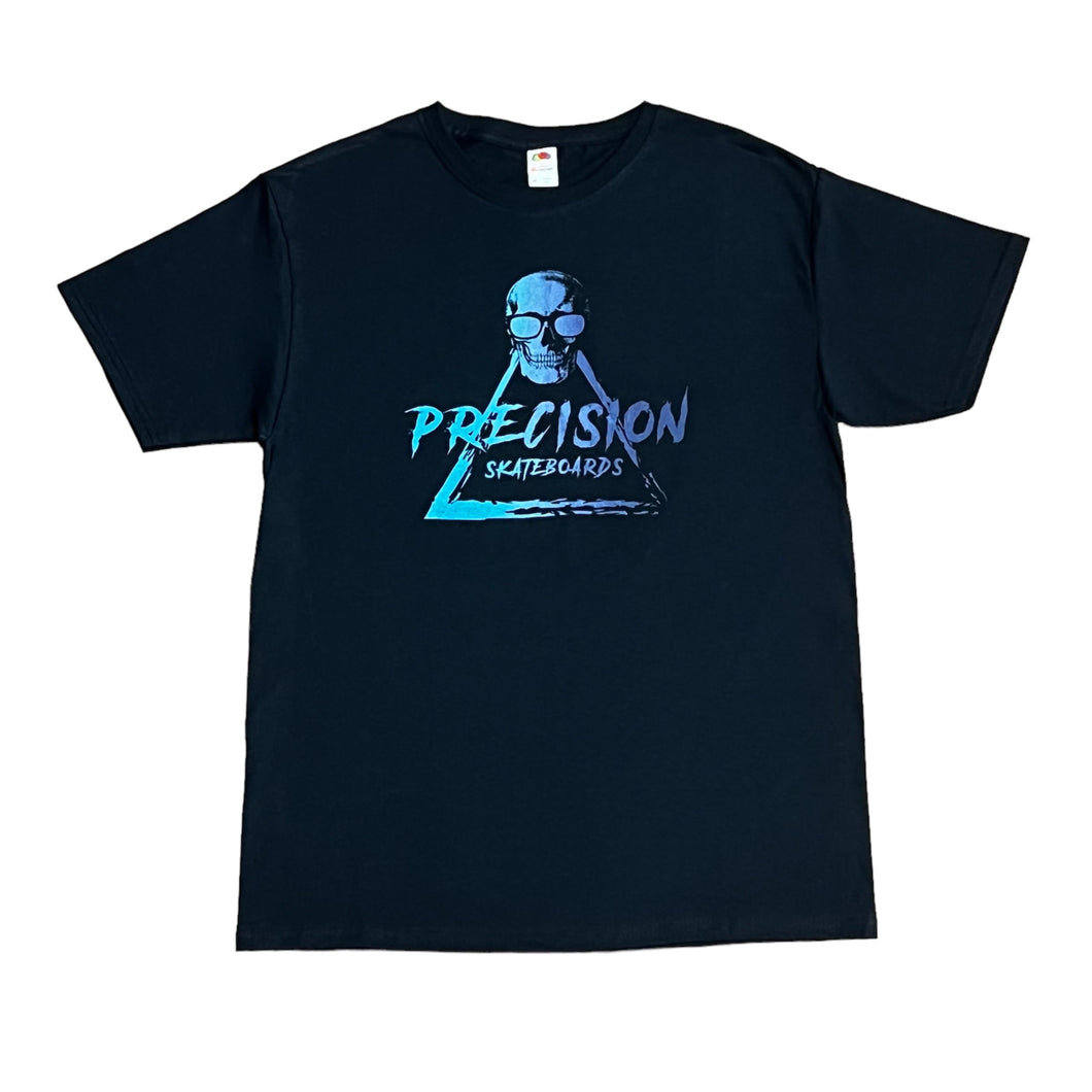 Precision Youth Tee Skull Triangle Black