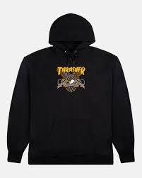Thrasher Anti Hero Hoodie Eaglegram Black