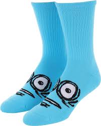 Big Egg Cyan Socks