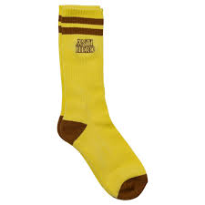 Anti Hero Socks Black Hero Outline Yellow