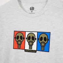 Load image into Gallery viewer, Alien Workshop Gas Mask Grey Tee