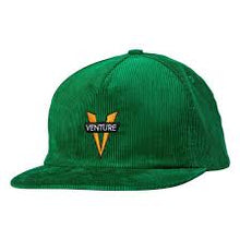Load image into Gallery viewer, Venture Hat Heritage Snapback Dark Green/Orange