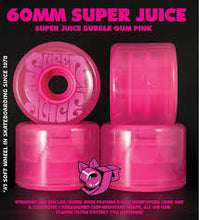Load image into Gallery viewer, 60mm Bubble Gum Super Juice Pink Wheels