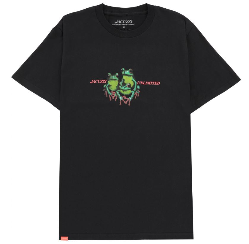 Jacuzzi Unlimited Tee Frogs Black