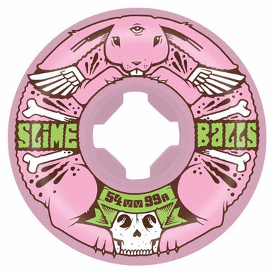 Slime Ball Wheels 54mm 99a Jeremy Fish Bunny Speed Balls