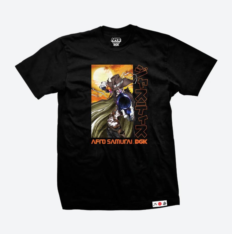 DGK Tee Afro Samurai Justice Black