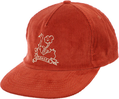 Krooked Hat Belle Snapback (Orange Corduroy)