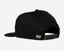 Load image into Gallery viewer, Krooked Hat Side Eyes Black Snap