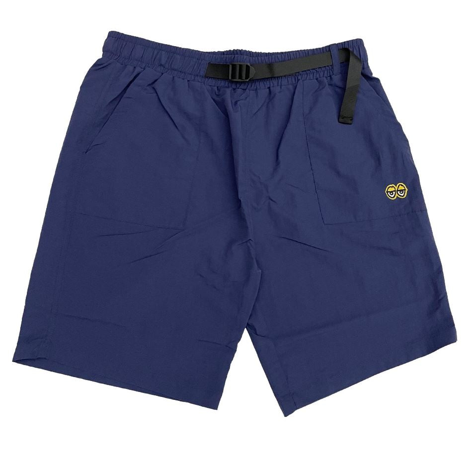 Krooked Shorts Eyes Navy/Yellow