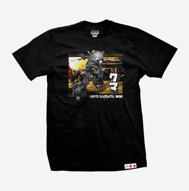 DGK Tee Afro Samurai Kuma Black