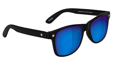 Glassy Leonard Black/Blue Mirror