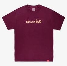 Load image into Gallery viewer, Chocolate Tee Chunk Maroon