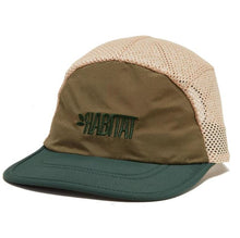 Load image into Gallery viewer, Habitat Hat Aerolite Mesh Adjustable Green/Tan