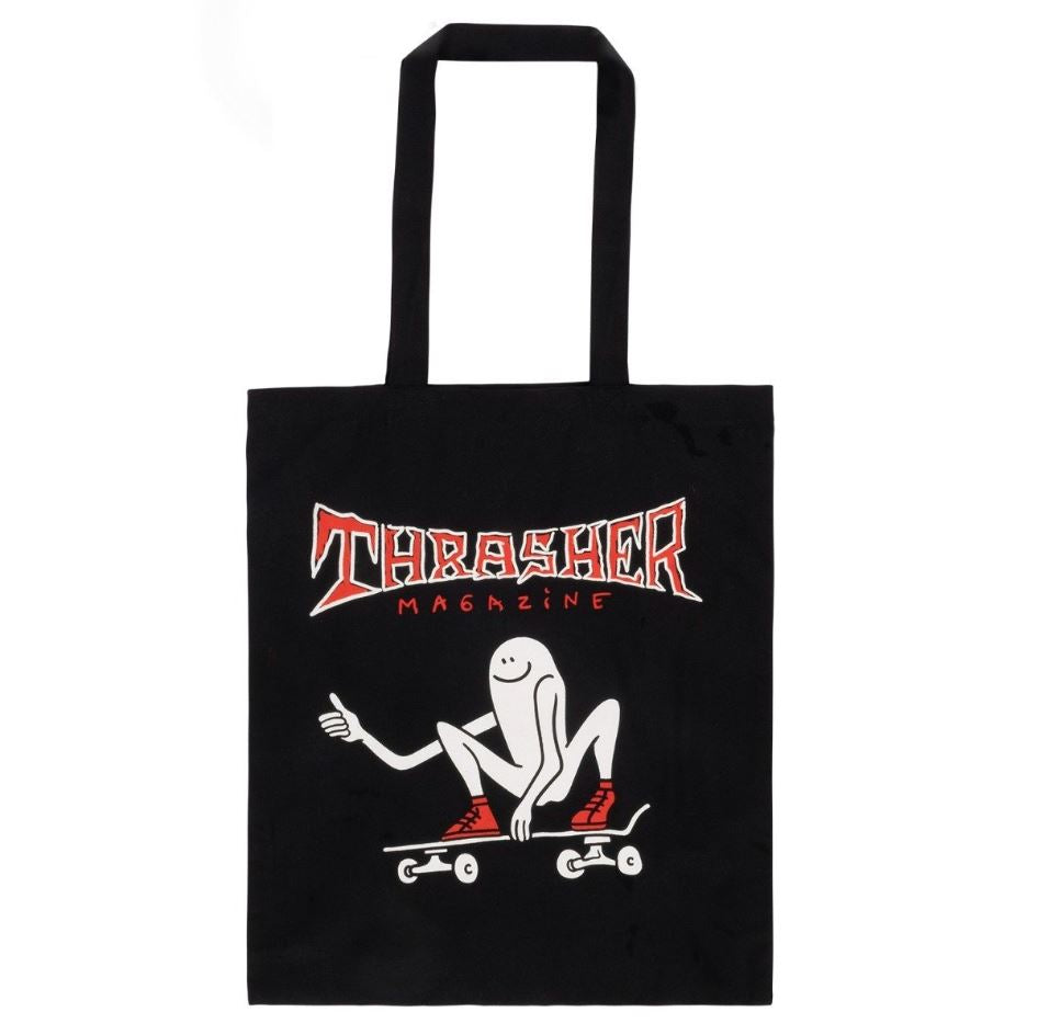 Thrasher Bag Tote Gonz Thumbs Up Black
