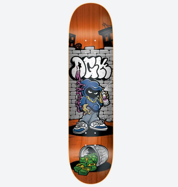 DGK Deck Throwie Mazzari 8.1 (Orange Stain)