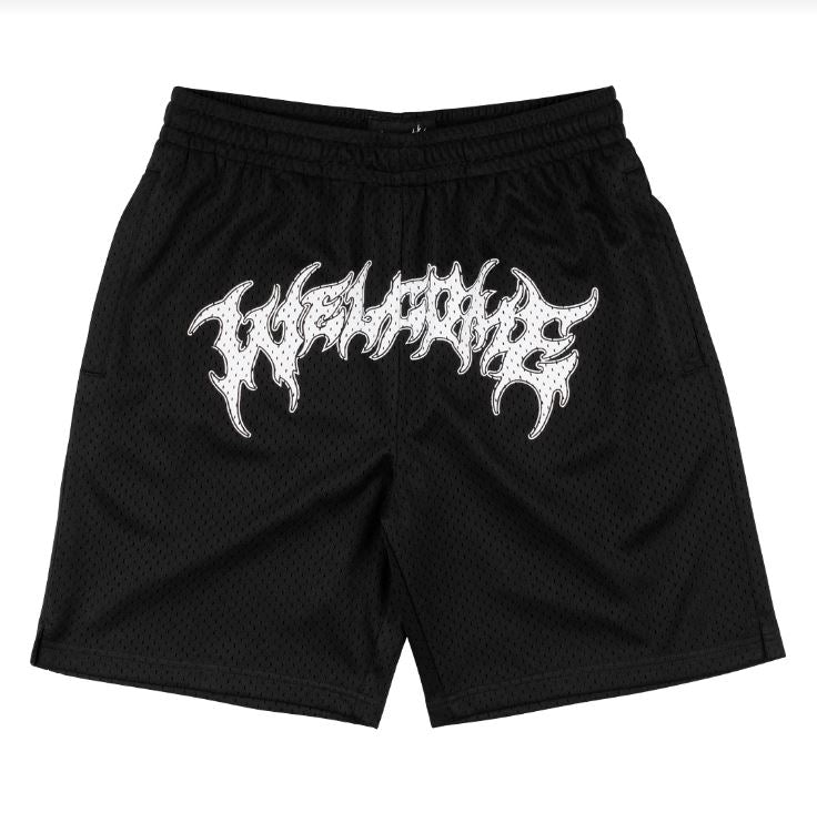 Welcome Shorts Barb Mesh Black