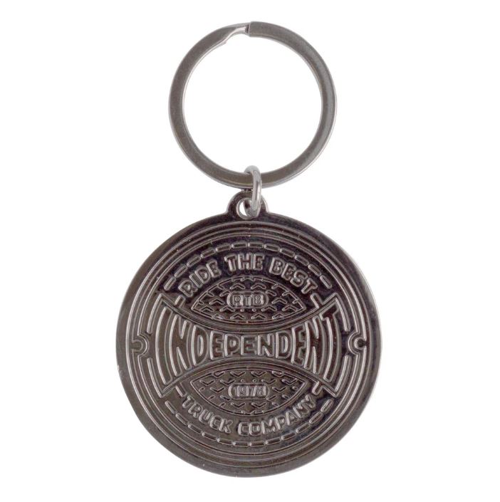 Independent Keychain Pavement Span Gunmetal