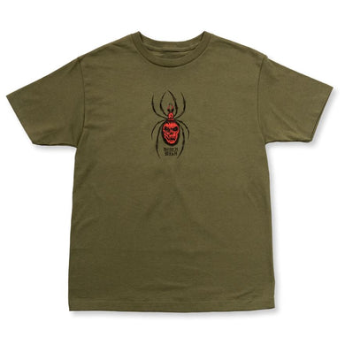 Deathwish Tee Arachnophobia Military Green