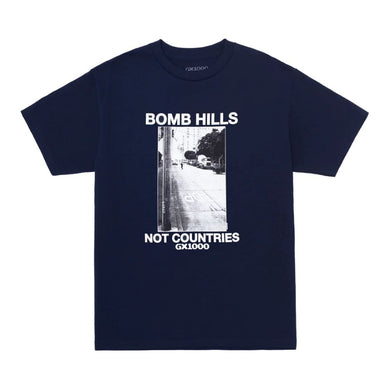 GX1000 Tee Bomb Hills Not Countries Navy