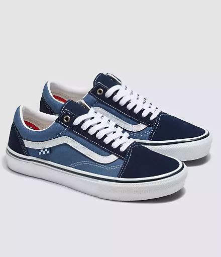 Vans Skate Old Skool Navy White – Precision Skateshop