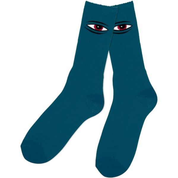 Toy Machine Socks Eye Embroidered Ocean