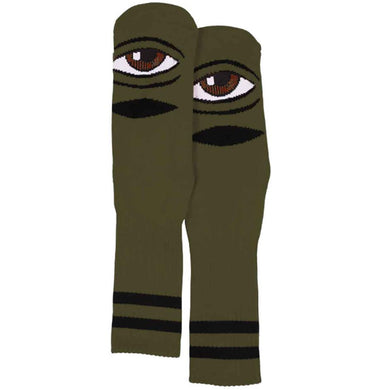 Toy Machine Socks Sect Eye Army Green