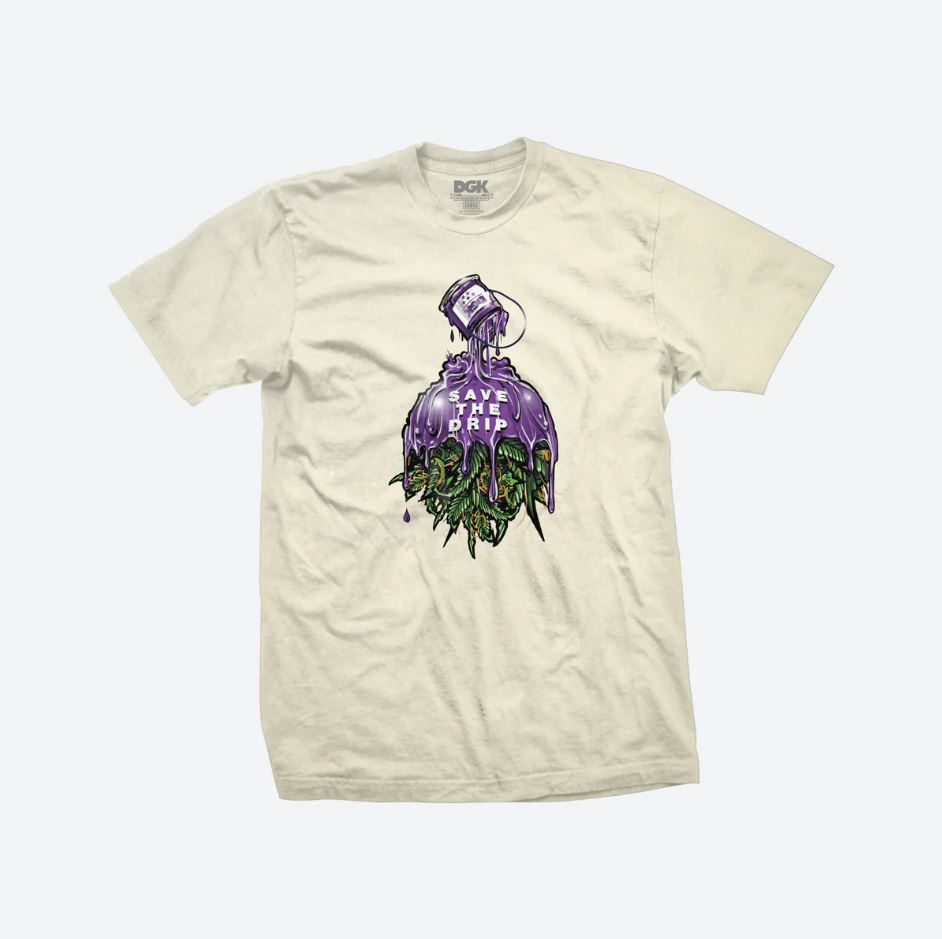 DGK Tee Save The Drip Cream