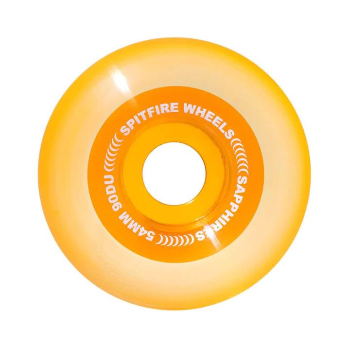 Spitfire Wheels 54mm Classics Saphire Clear Orange 90a