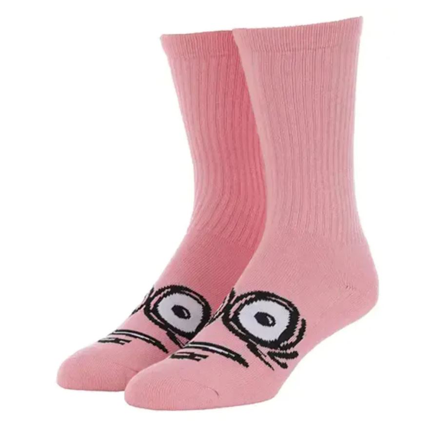Heroin Socks Big Egg Pink