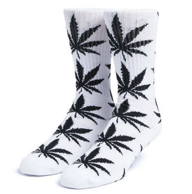 Huf Socks Essentials Plant Life White