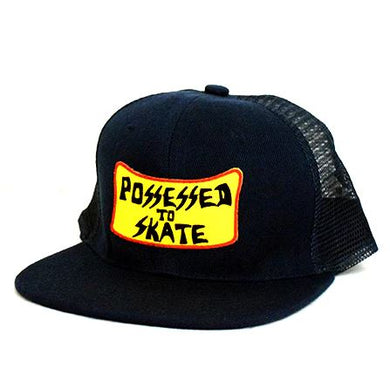 Dogtown Hat Possessed To Skate Patch Mesh Black