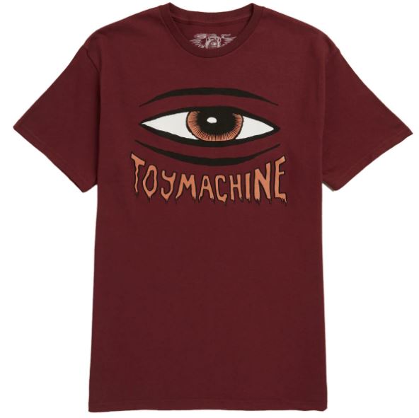 Toy Machine Tee Eye Machine Maroon