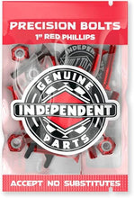Load image into Gallery viewer, Independent Hardware 1&quot; Red/Black Phillips